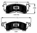 BRAKE PAD, PFC, GM FULL SIZE