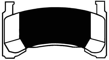 Brake Pad-GM Mid-Size-81 Compound