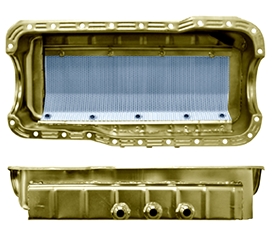 Dry Sump Oil Pan, 351 Ford Windsor With Kick-Out