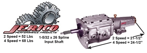 Two and Four Speed Transmission, Jerico, . For Pricing Call 800-221-1851