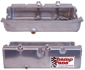 Dry Sump Pan, Aluminum, SBC