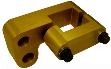 J-Bar Slider, Dual Hole, 1-1/4" Drop