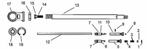 Single Adjustable, Shaft Options, Penske