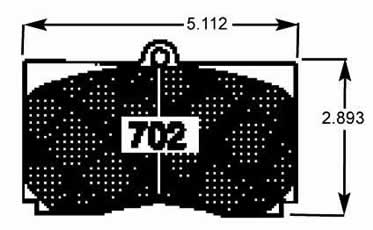 Brake Pad, PFC, Alcon