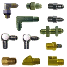 Brake Fitting, -4 x 90 Degree