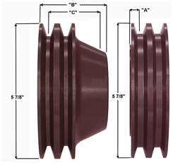 Pulley, 1:1 Ratio
