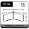 BRAKE PAD, HAWK, HB-102 SERIES, WILWOOD / AP RACING