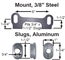 A-ARM MOUNT, UPPER, SLOTTED