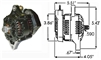 ALTENATOR, 50 AMP, SINGLE WIRE