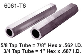 TUBING, ALUMINUM, HEX