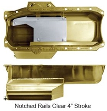 Oil Pan, SBC , 8 Quart, Left Turn