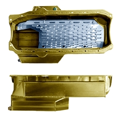 Oil Pan, SBC, 8 Qt., With Kick-Out