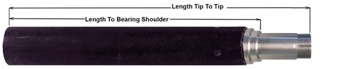 Axle Tube, 5 x 5 Howe/Vogel D.O.M. Tubing