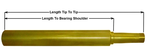 Axle Tube, Wide-5, Aluminum