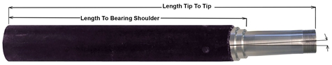 Axle Tube, Wide-5, 1 Degree Camber, D.O.M. Tubing
