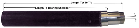 Axle Tube, 5 x 5 G.N.,1 Degree Camber, D.O.M. Tubing