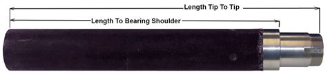 Axle Tube, 5 x 5 G.N., D.O.M. Tubing