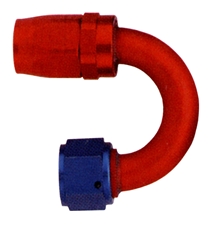 Hose Fitting, 180 Degree, Swivel, Aluminum
