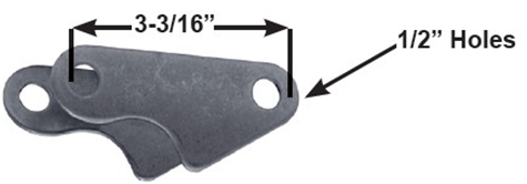 Shock Bracket, Weld-On