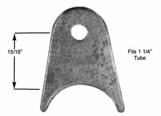 TAB, RADIUS, 1/8" STEEL