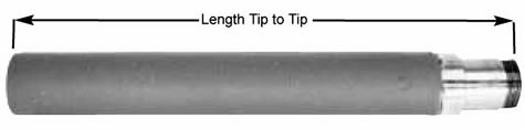Axle Tube, 5 x 5 G.N., Chromoly Tubing