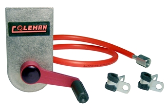 BRAKE ADJUSTER, WITH CRANK HANDLE, 1:1 RATIO, 3/8-24 THREAD