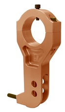 TRAILING ARM / SHOCK MOUNT, CLAMP-ON, LEFTHANDER, ALUMINUM