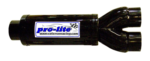 Muffler, 14" Stainless Steel, Pro-Lite