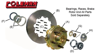 HUB, STEEL, ‘78-’85 IMPALA