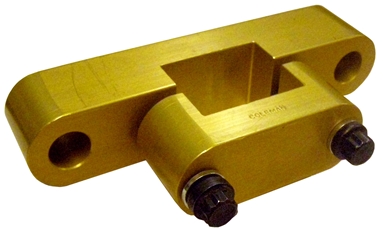 J-Bar Slider, Dual Hole, Aluminum