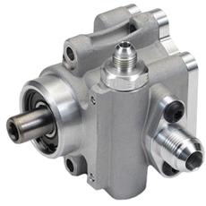 POWER STEERING PUMP, ALUMINUM, "ELITE" SERIES