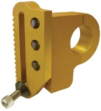J-BAR MOUNT, ALUMINUM, CLAMP-ON, 20 DEG.