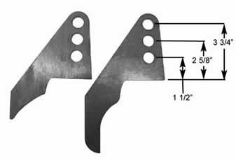 Upper 3rd Link Mount, Steel, 9" Ford (Pair)