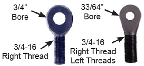 Rod Ends, Non-Pivoting