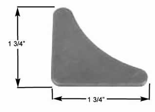 GUSSET, ROLLBAR, 24 PACK