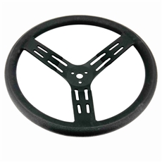 15" Steering Wheel Black Alum