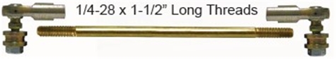 THROTTLE LINKAGE ROD AND ROD ENDS