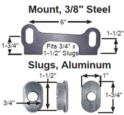A-ARM MOUNT, UPPER, SLOTTED